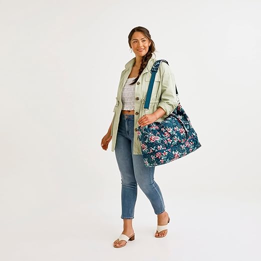 Women's Cotton Deluxe Tote Travel Bag