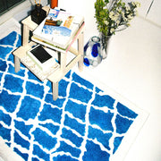 Nick’s Pool Blue Ripple Rug