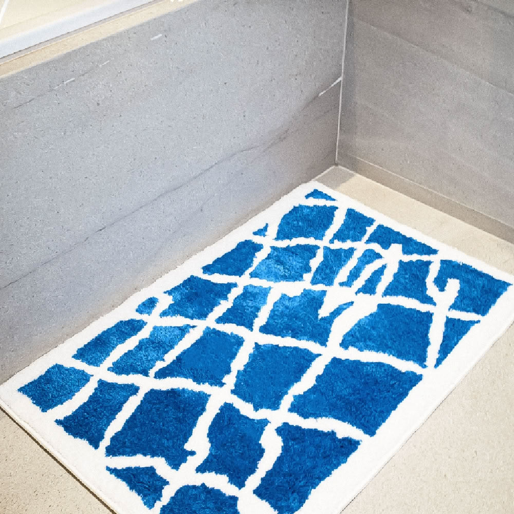 Nick’s Pool Blue Ripple Rug