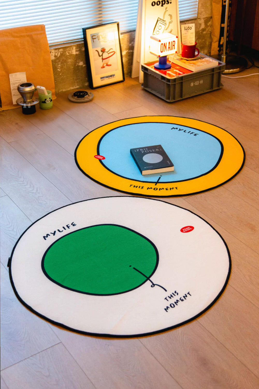 This Moment Two-Tone Circle Rug