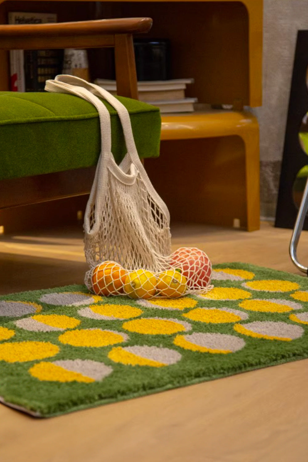 Lunar Cycle Dot Rug