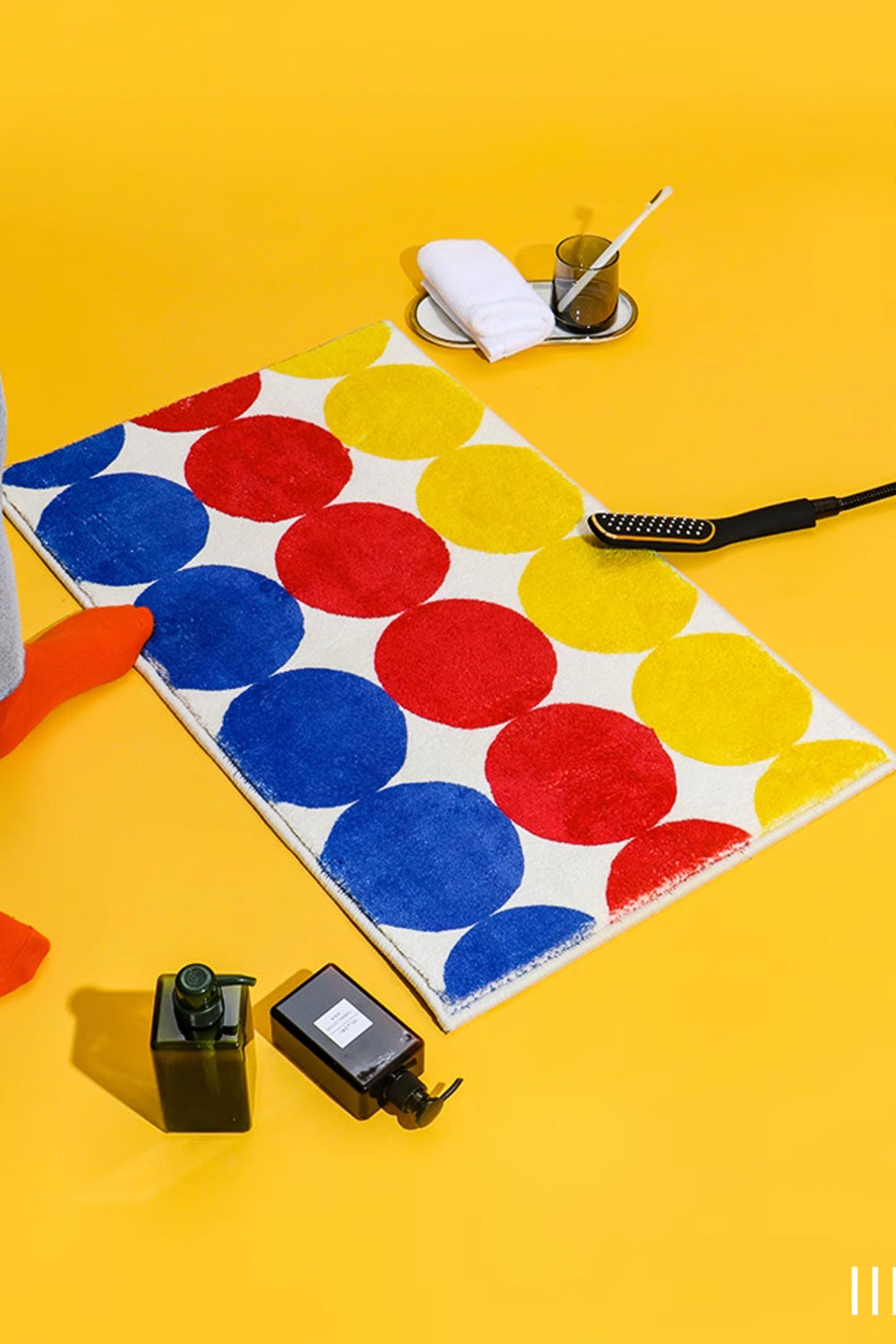 Pop Color Polka Dot Pattern Mat