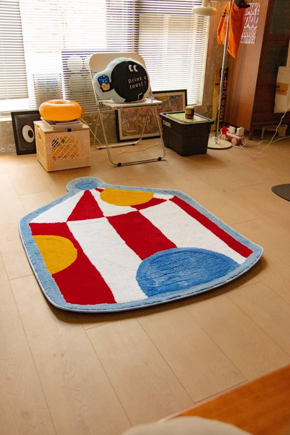 Circus Tent Irregular Shaped Rug