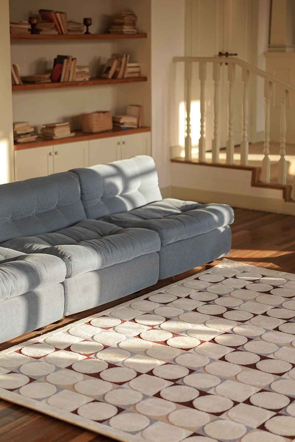 Sequential Light Dot Geometric Rug